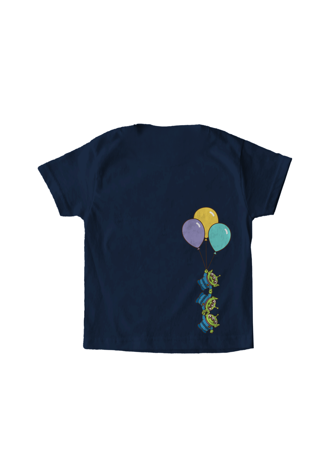 Playera Niño Pixar Core Niño Niña Azul Marino Disney Pixar Original Marcianitos Toy Story - Fan Army