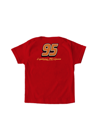 Playera Niño Pixar Core Niño Niña Rojo Disney Pixar Original Rayo McQueen Cars - Fan Army