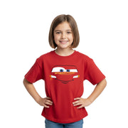Playera Niño Pixar Core Niño Niña Rojo Disney Pixar Original Rayo McQueen Cars - Fan Army
