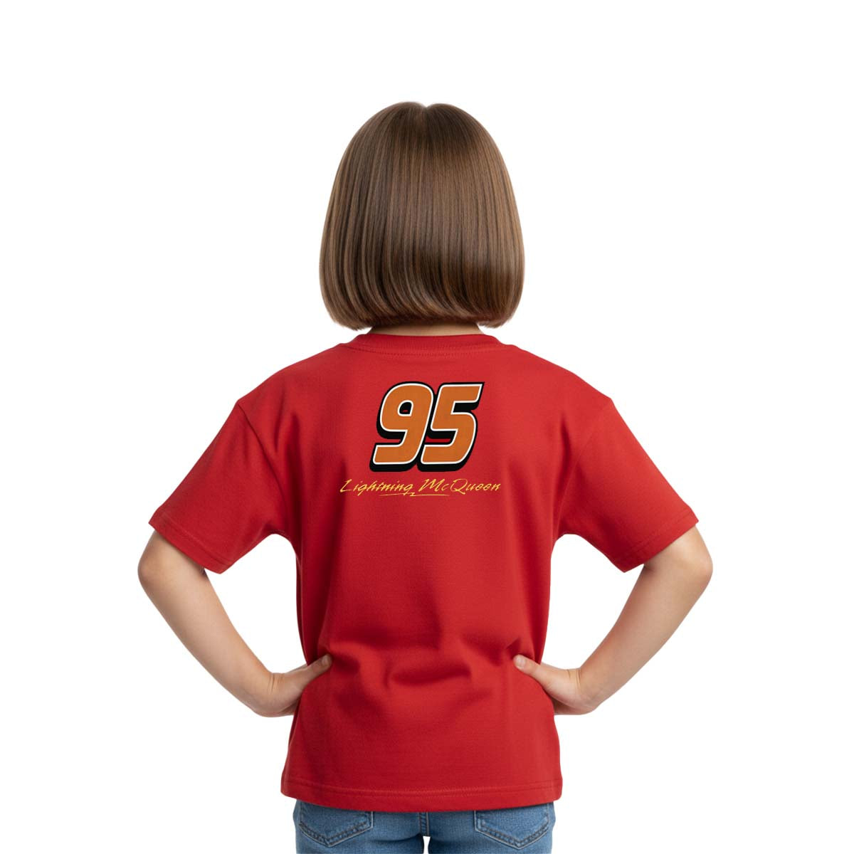 Playera Niño Pixar Core Niño Niña Rojo Disney Pixar Original Rayo McQueen Cars - Fan Army