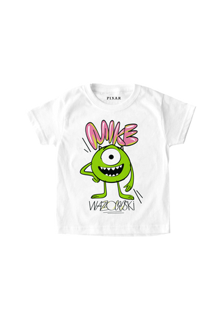 Playera Niño Pixar Core Niño Niña Blanco Disney Pixar Original Mike Monsters Inc. - Fan Army
