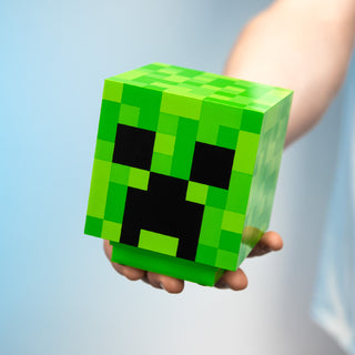 Lámpara Minecraft Creeper con Sonido Luz de Noche Original