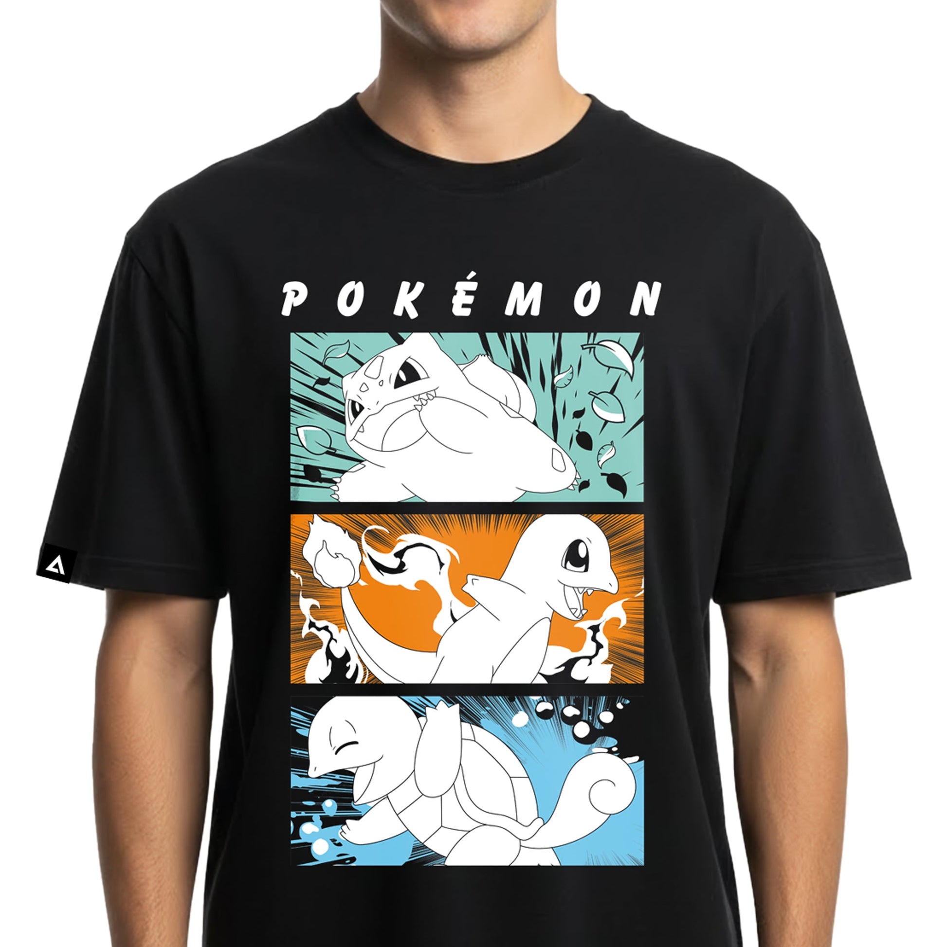 Playera Pokémon Kanto Starters - Fan Army