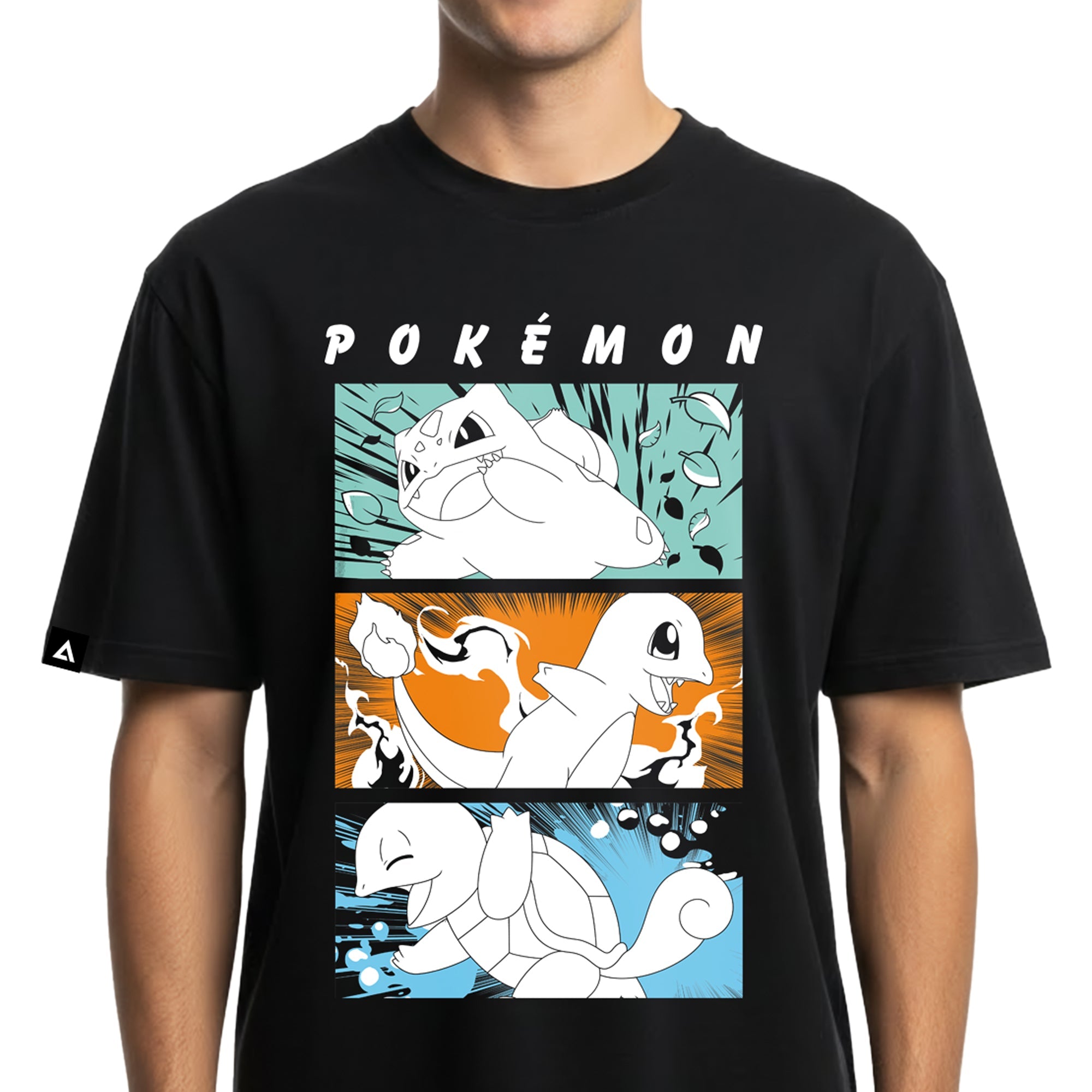 Playera Pokémon Kanto Starters - Fan Army