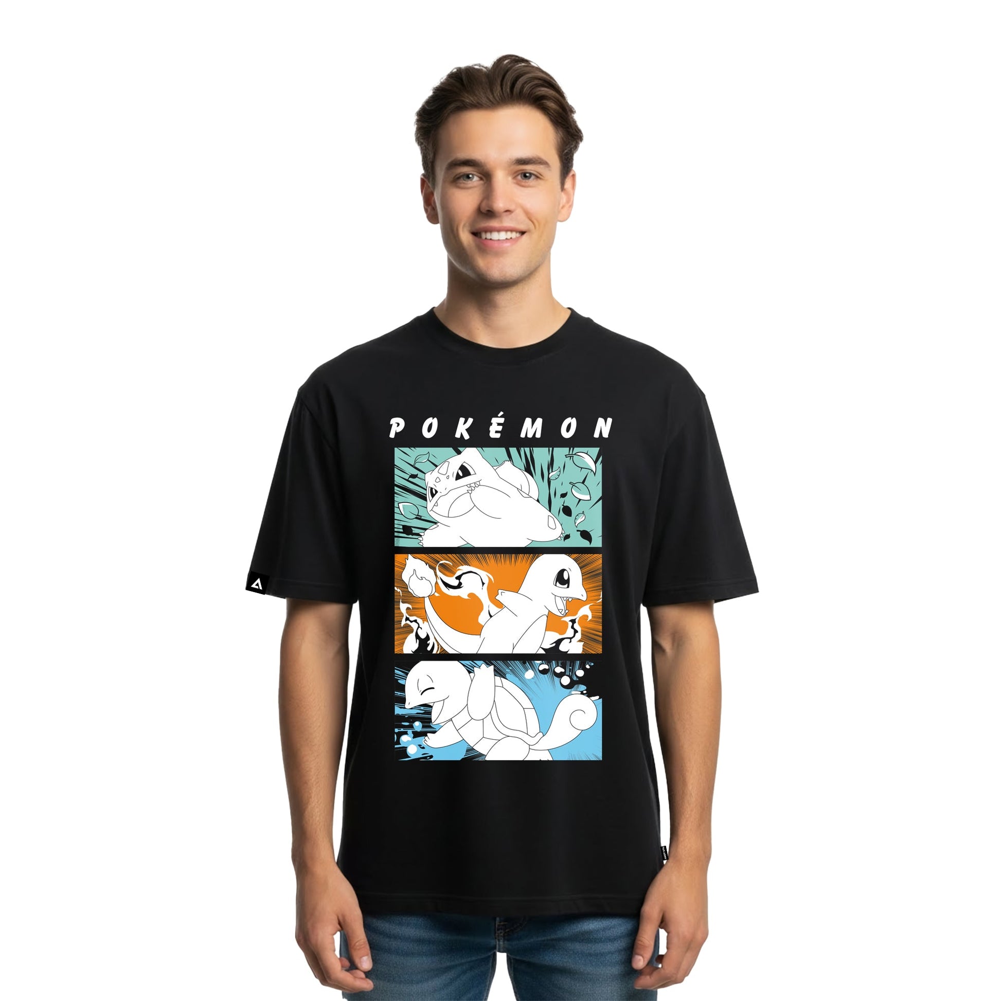 Playera Pokémon Kanto Starters - Fan Army
