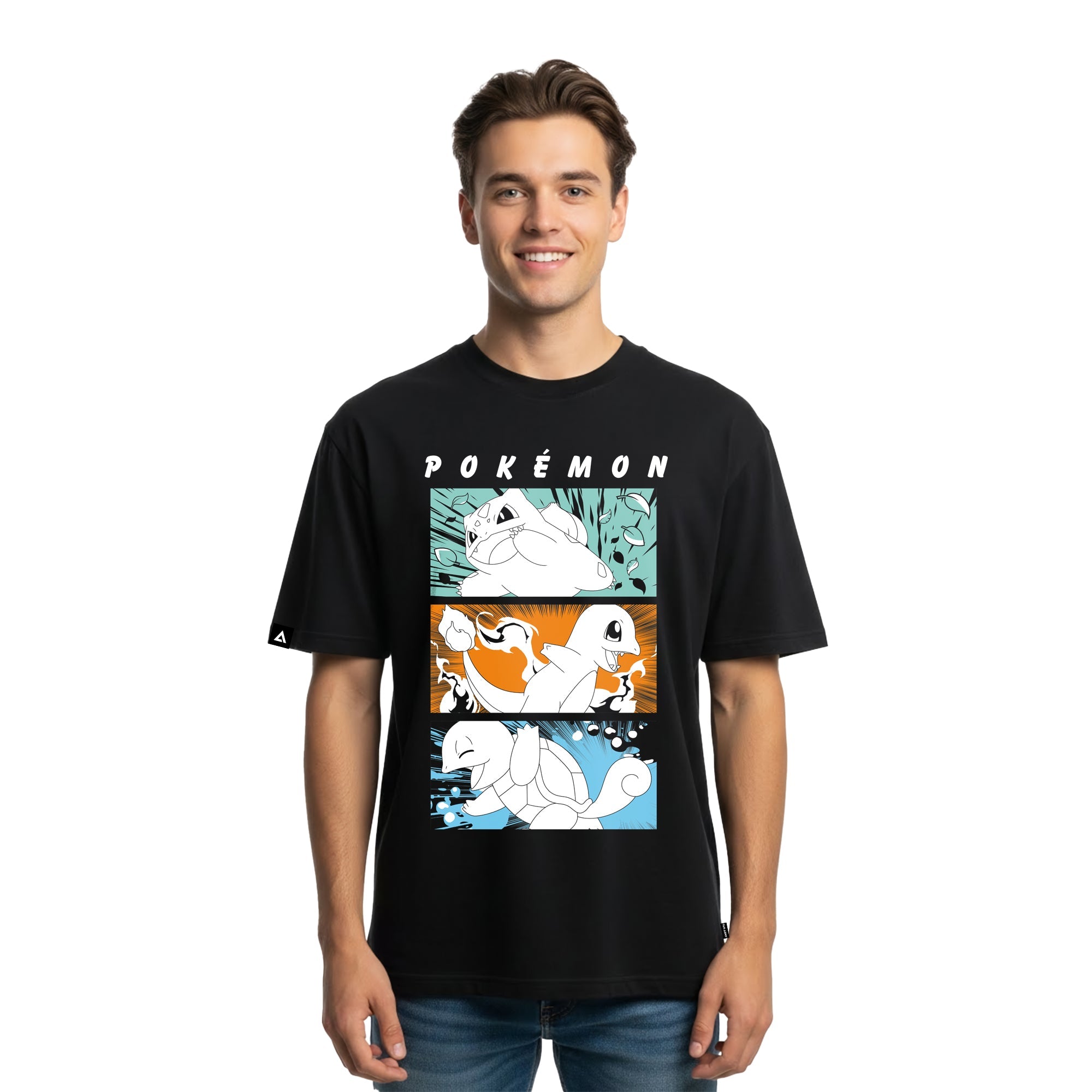 Playera Pokémon Kanto Starters - Fan Army