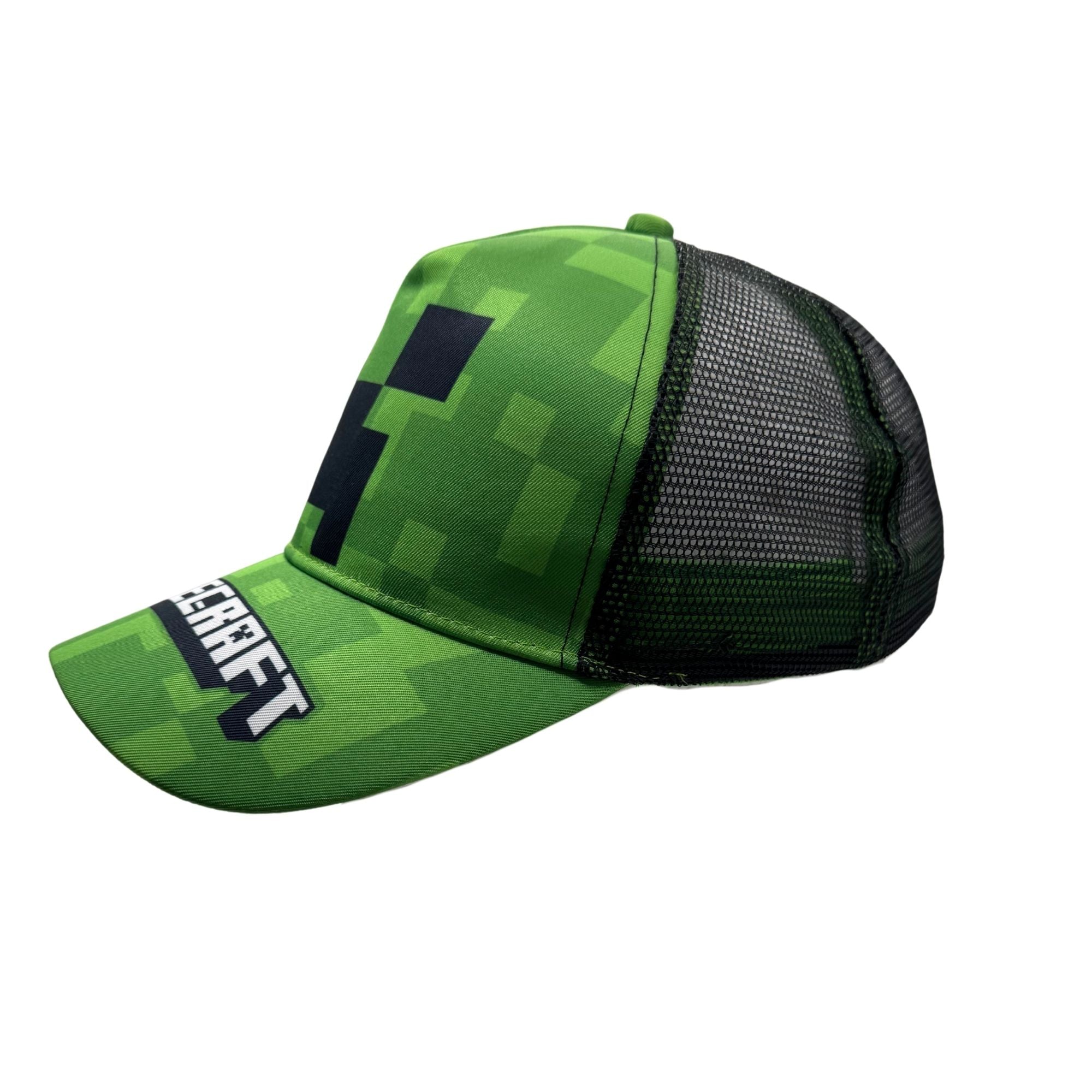 Gorra Creeper Minecraft con Logo Original - Fan Army