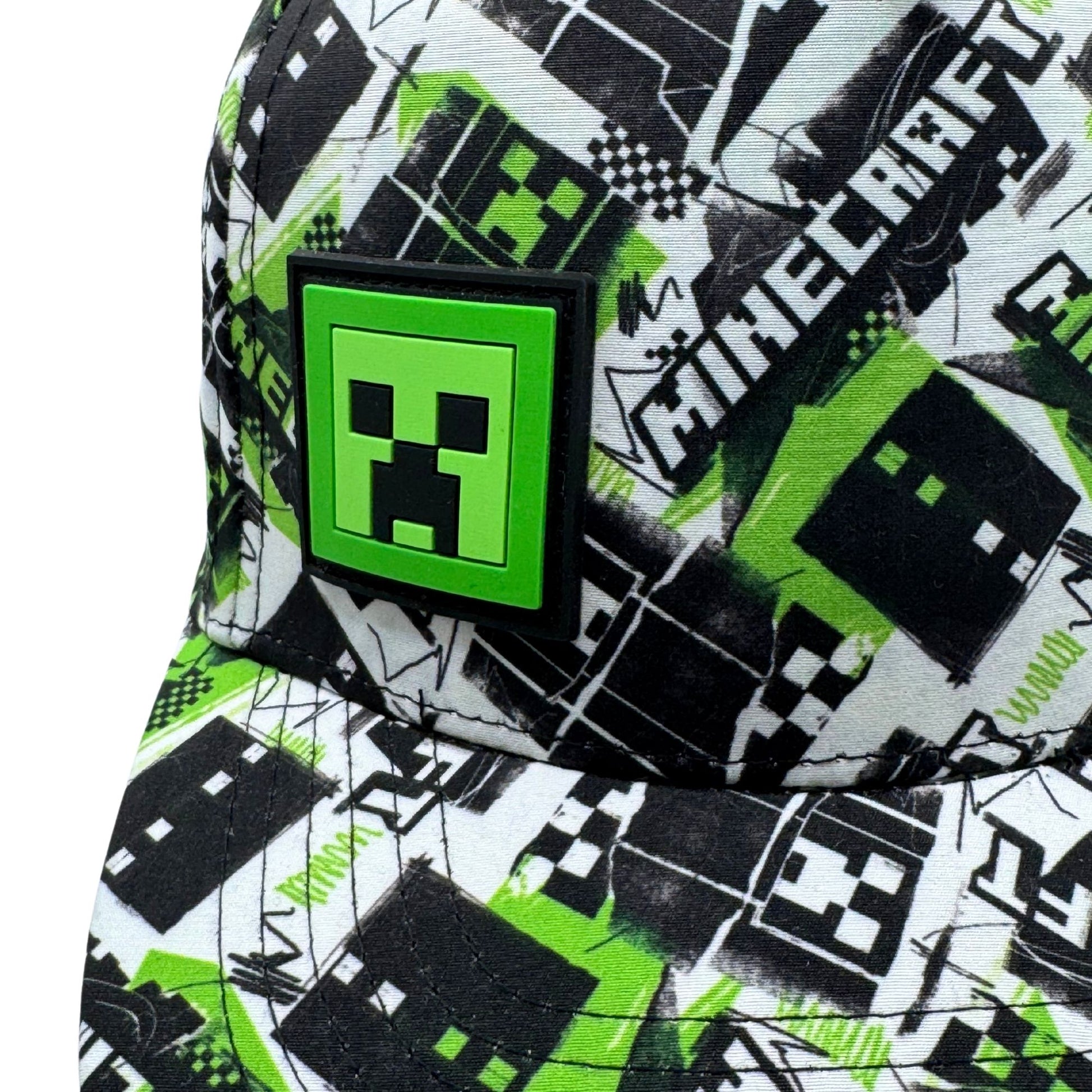 Gorra Plana Minecraft con Creeper Original  - Fan Army