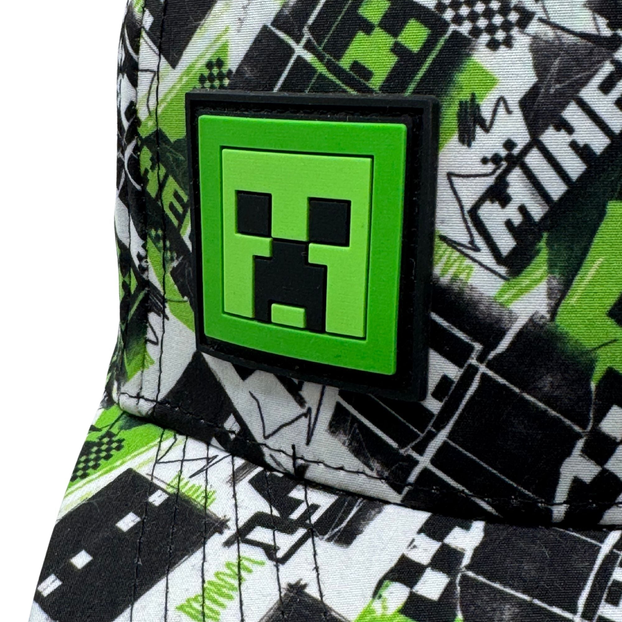 Gorra Plana Minecraft con Creeper Original  - Fan Army