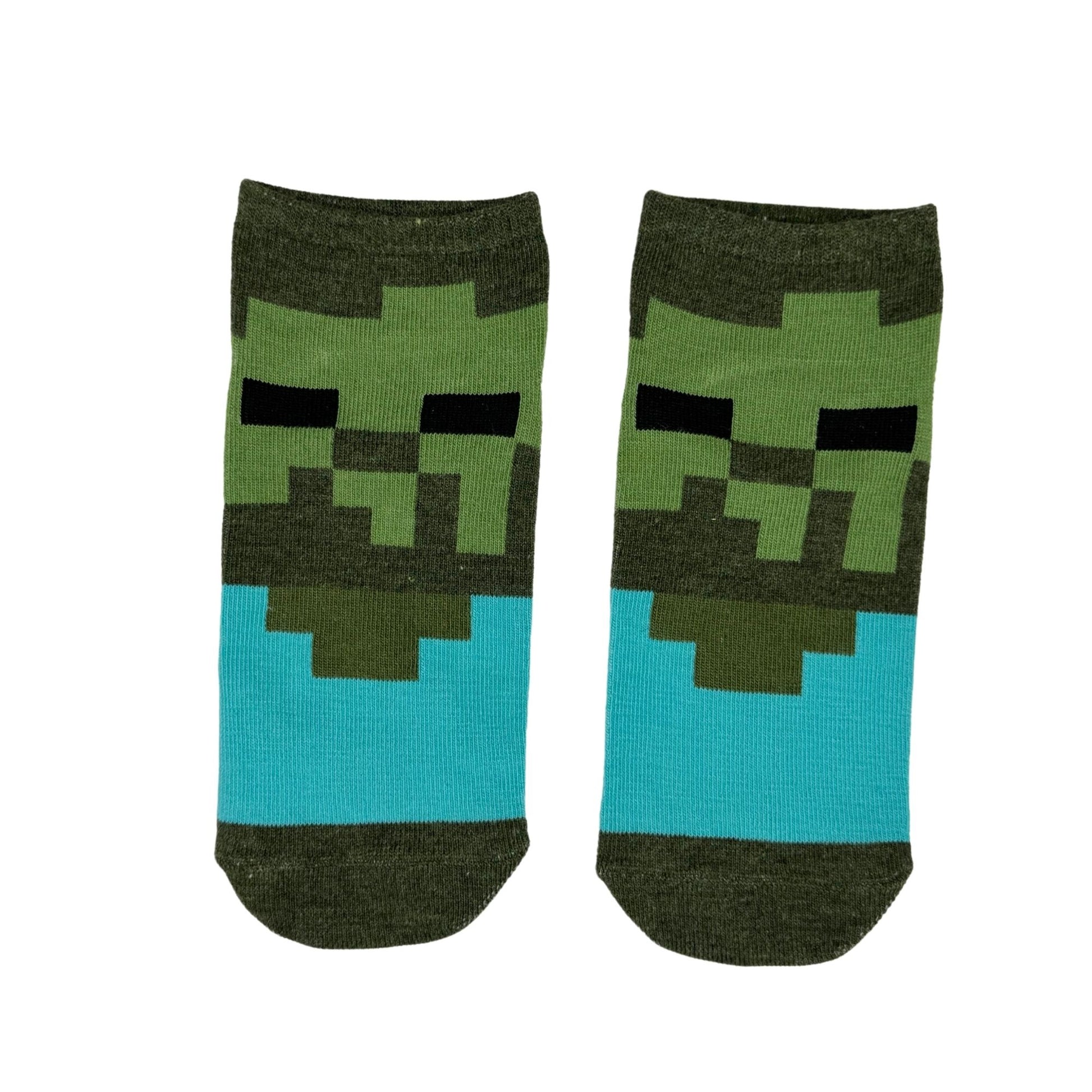 Calcetas Minecraft Personajes 6 Pares Unisex Para Niños - Fan Army