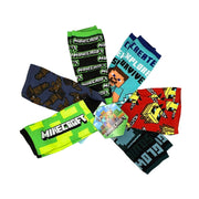 Calcetas Minecraft Elementos 6 Pares Unisex Para Niños - Fan Army