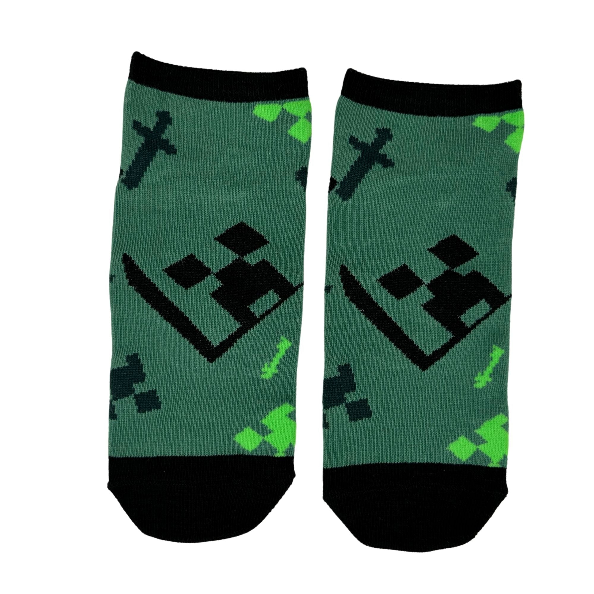 Calcetas Minecraft Personajes 7 Pares Unisex Para Niños - Fan Army