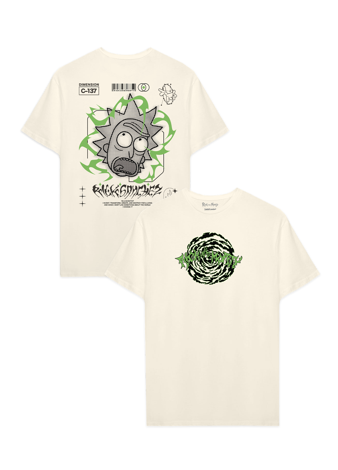 Playera Rick and Morty Dimension C-137 - Fan Army