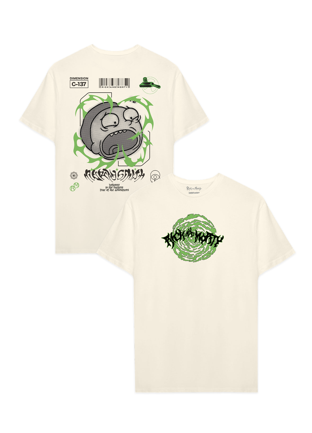 Playera Unisex Rick and Morty - Diseño Original - Fan Army