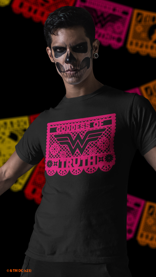 Playera Justice League Papel Picado Goddess of Truth