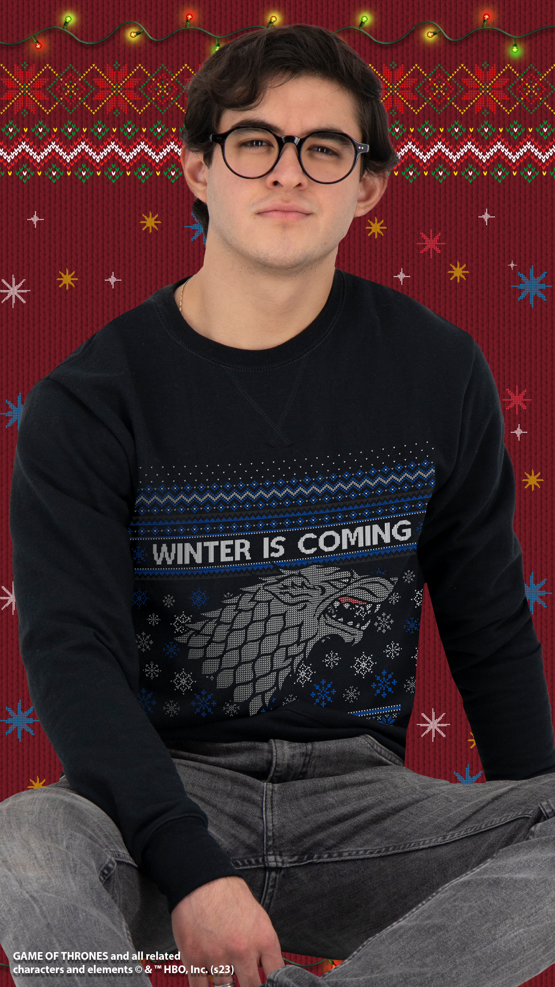 Suéter para Hombre Winter is Coming