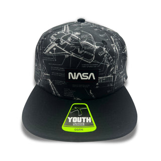 Gorra Plana NASA Naves espaciales para adultos