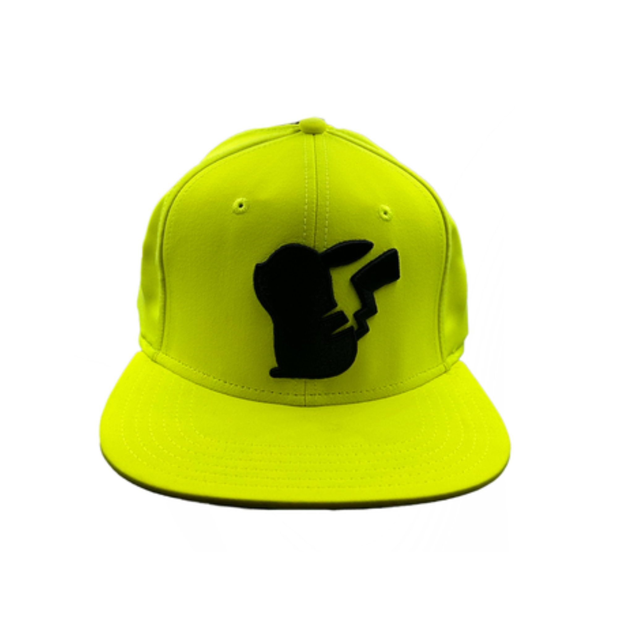 Gorra Plana Pikachu Silueta Pokemon Amarilla Neon Oficial - Fan Army