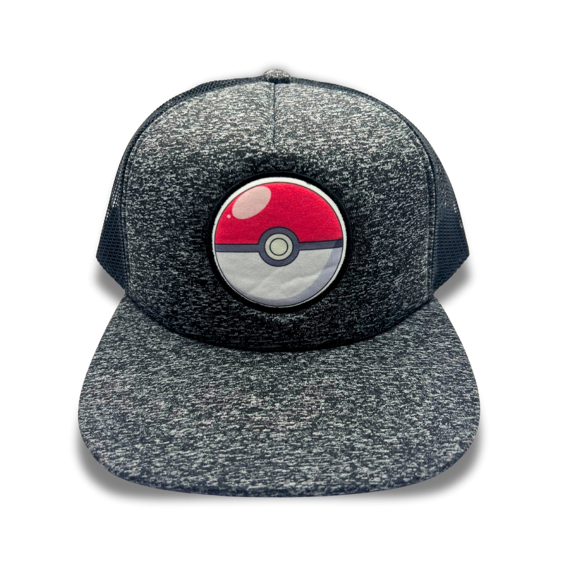 Gorra Pokemon Trucker Plana Bioworld Pokebola Logo Original - Fan Army