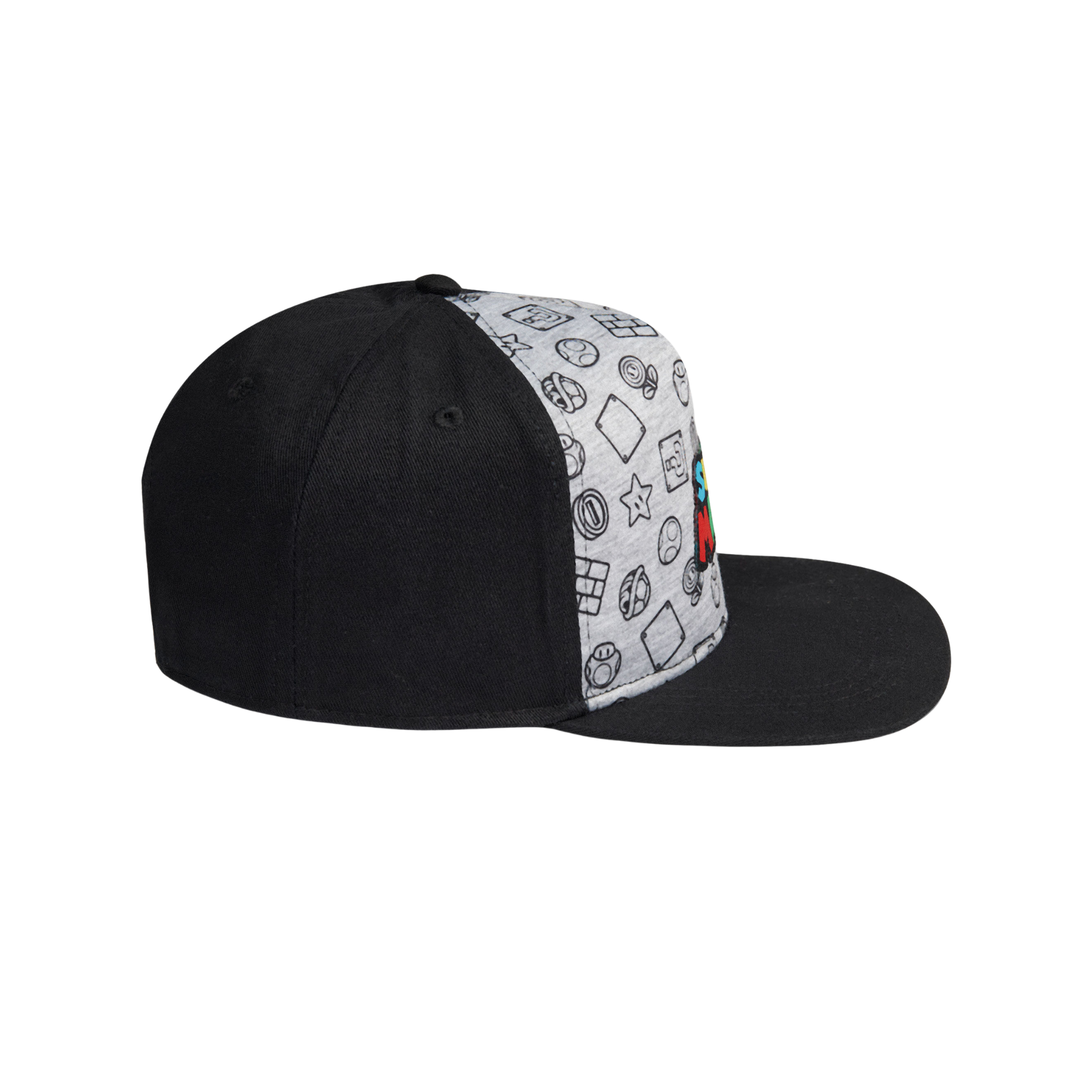 Gorra Baseball Super Mario Original Ajustable Color Gris - Fan Army