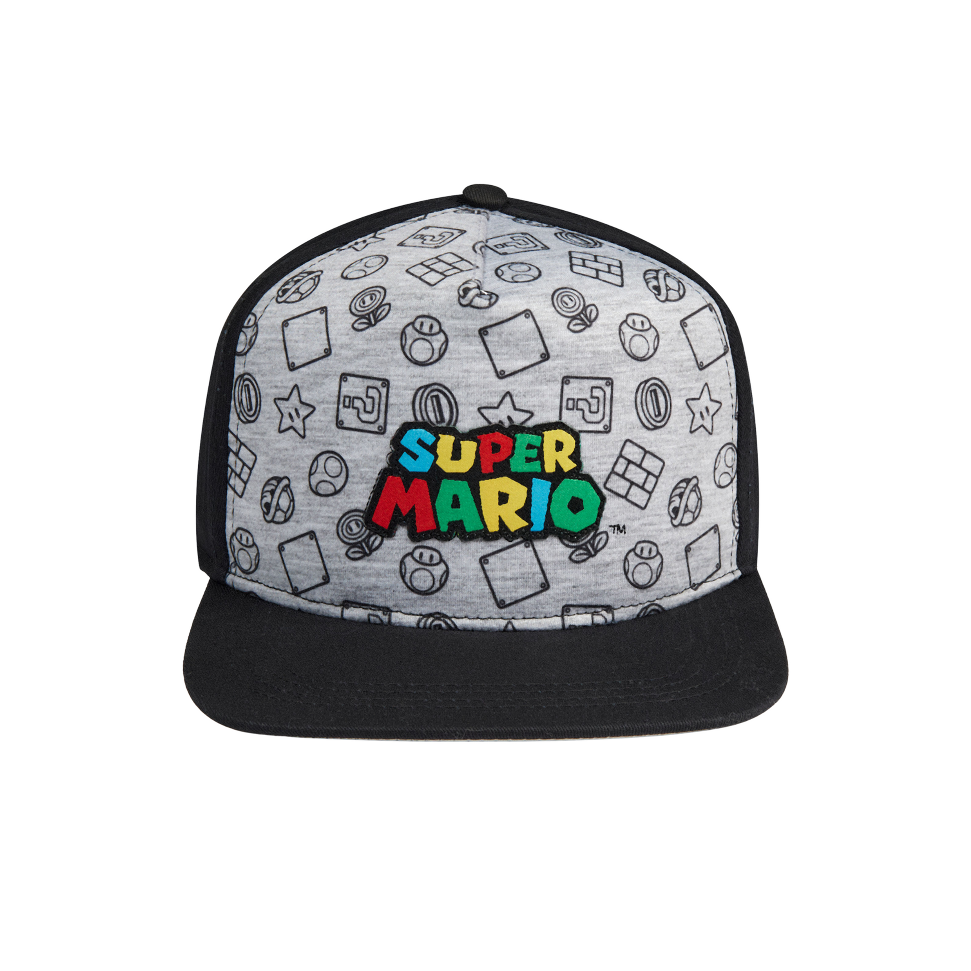 Gorra Baseball Super Mario Original Ajustable Color Gris - Fan Army