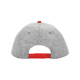 Bioworld Gorra Super Mario Personajes - Visera Plana Diseño de Iconos, Gris y Rojo, Ajustable, Licencia Oficial Nintendo - Fan Army