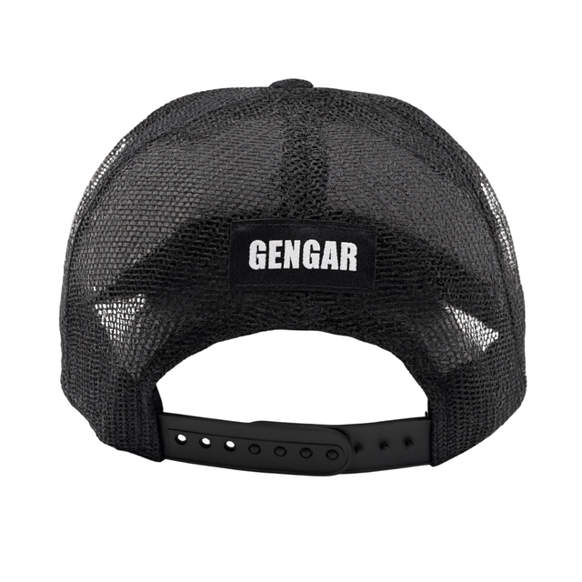 Gorra Pokémon Gengar Adulto Negra Tipo Trucker Ajustable
