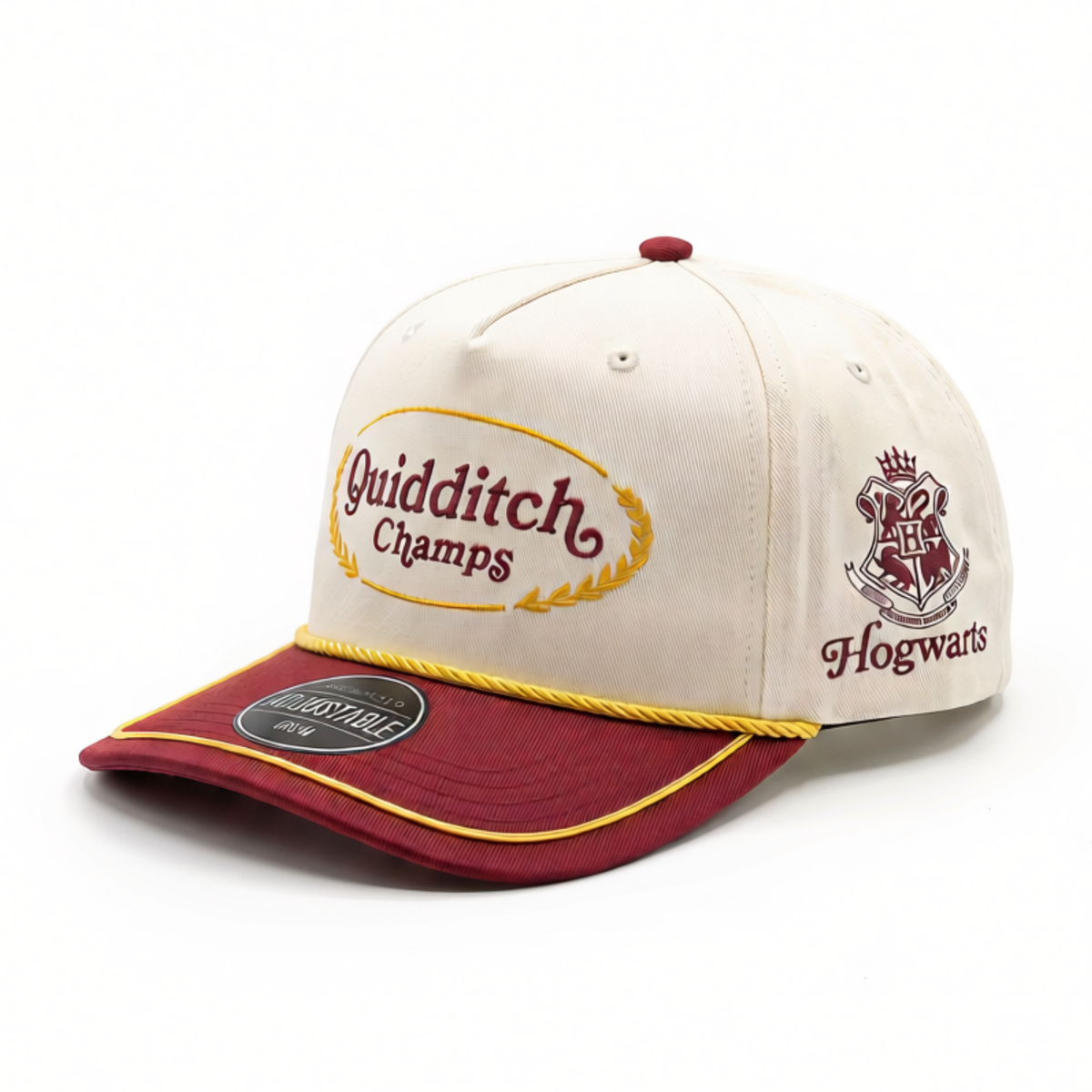 Gorra Harry Potter Hogwarts Adulto Negra Ajustable Bordada