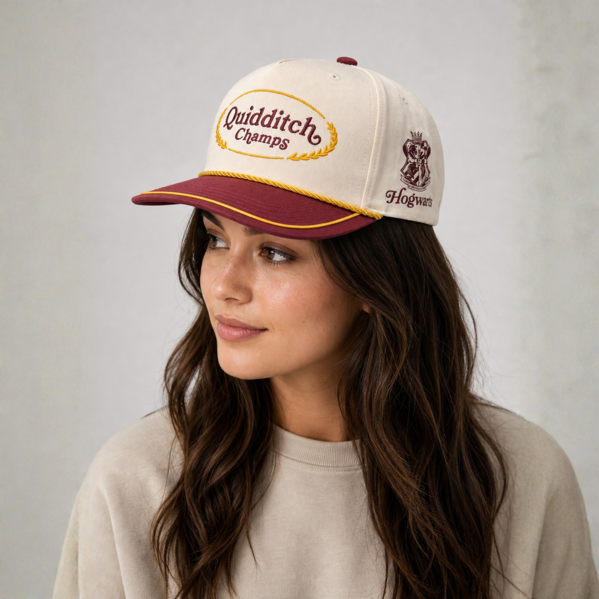 Gorra Harry Potter Hogwarts Adulto Negra Ajustable Bordada