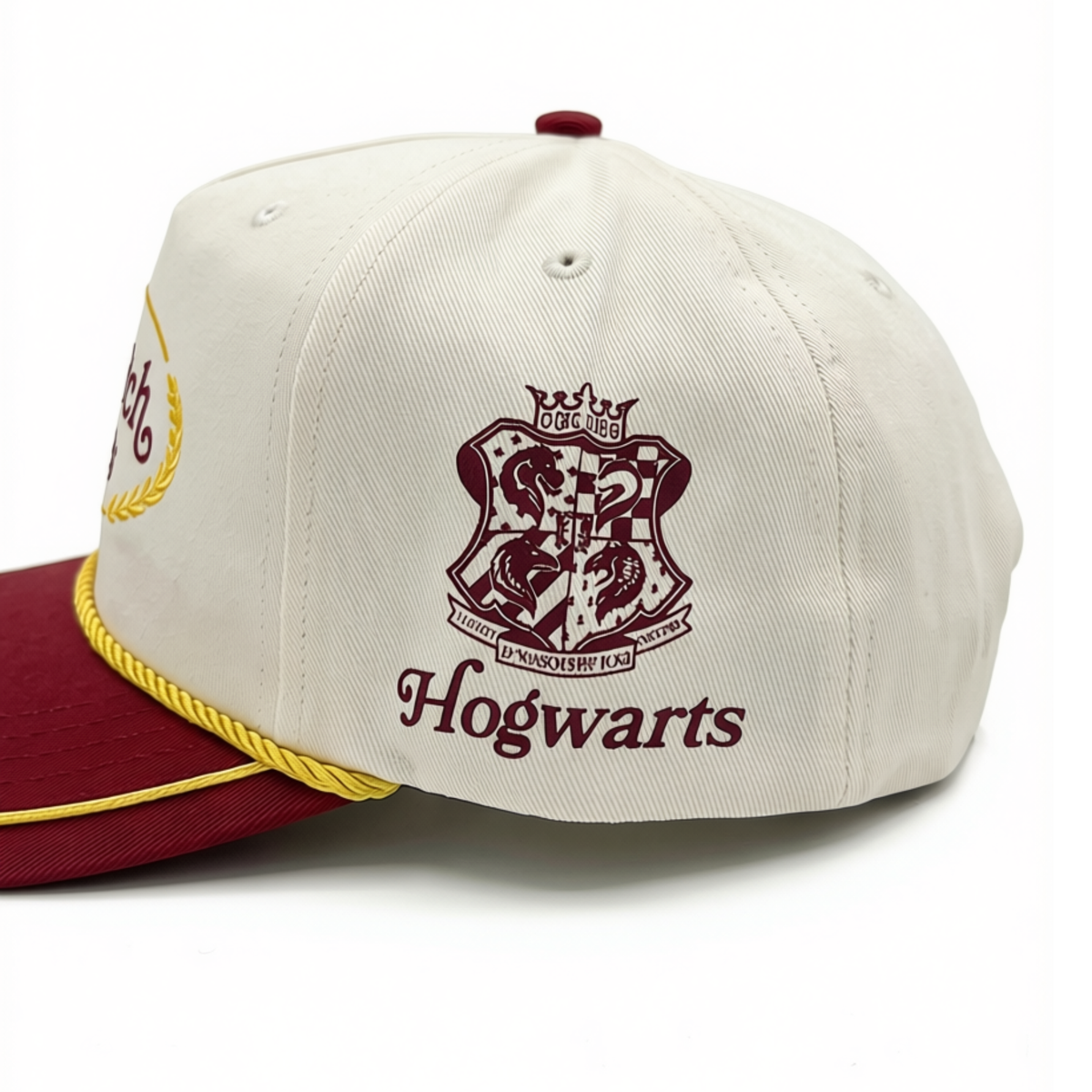 Gorra Harry Potter Hogwarts Adulto Negra Ajustable Bordada