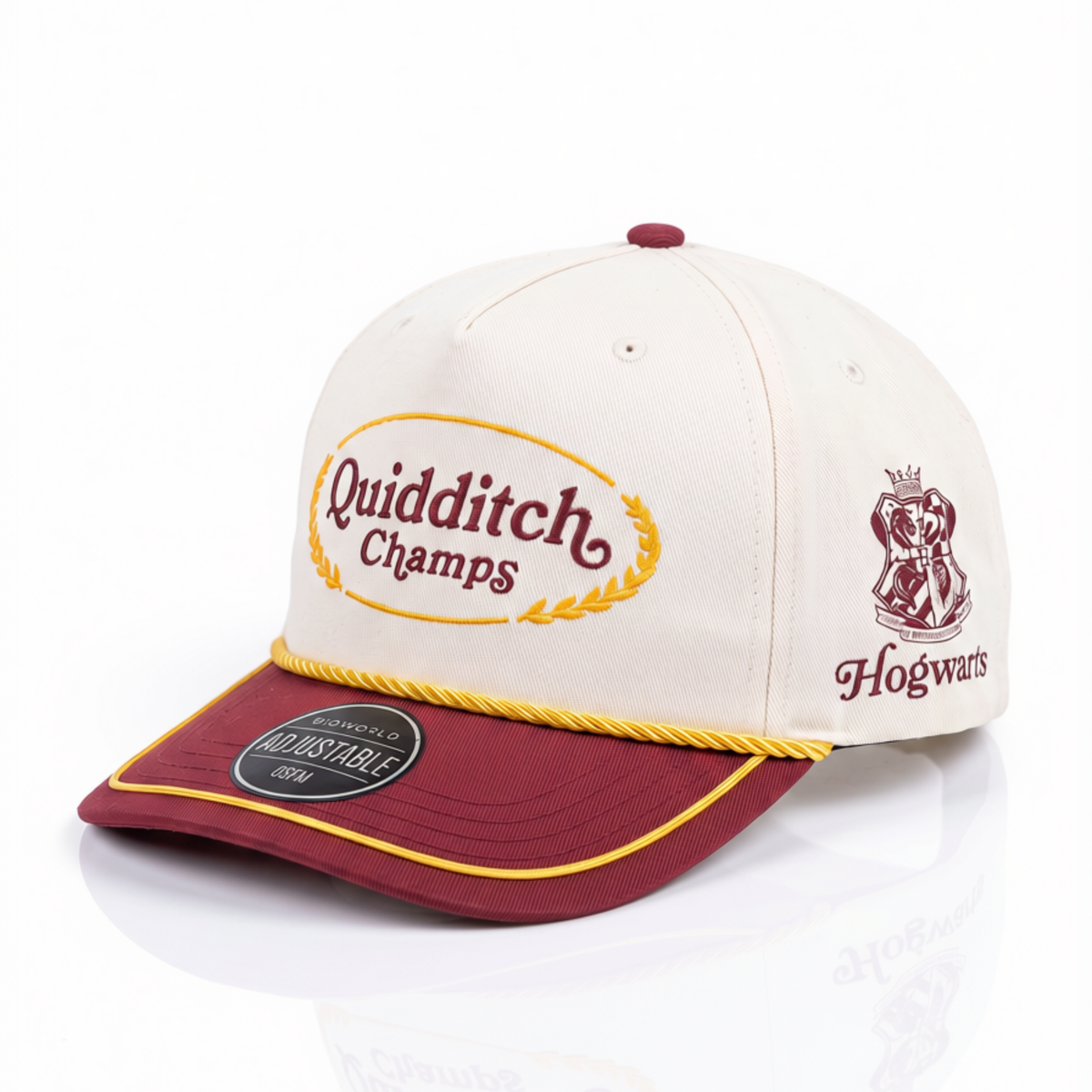 Gorra Harry Potter Hogwarts Adulto Negra Ajustable Bordada