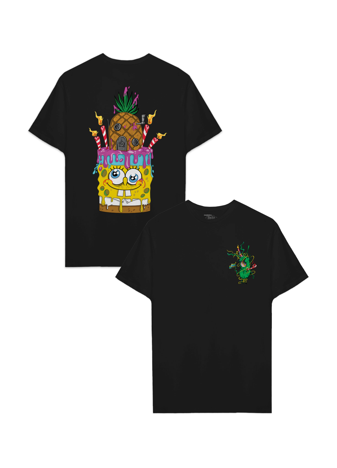 Playera Bob Esponja Hombre Mujer Blanco by Dennis Gabbana - Fan Army