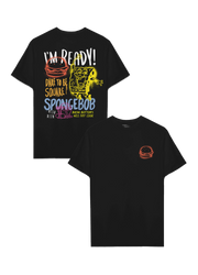 Playera Bob Esponja Hombre Mujer Negro I´m Ready - Fan Army