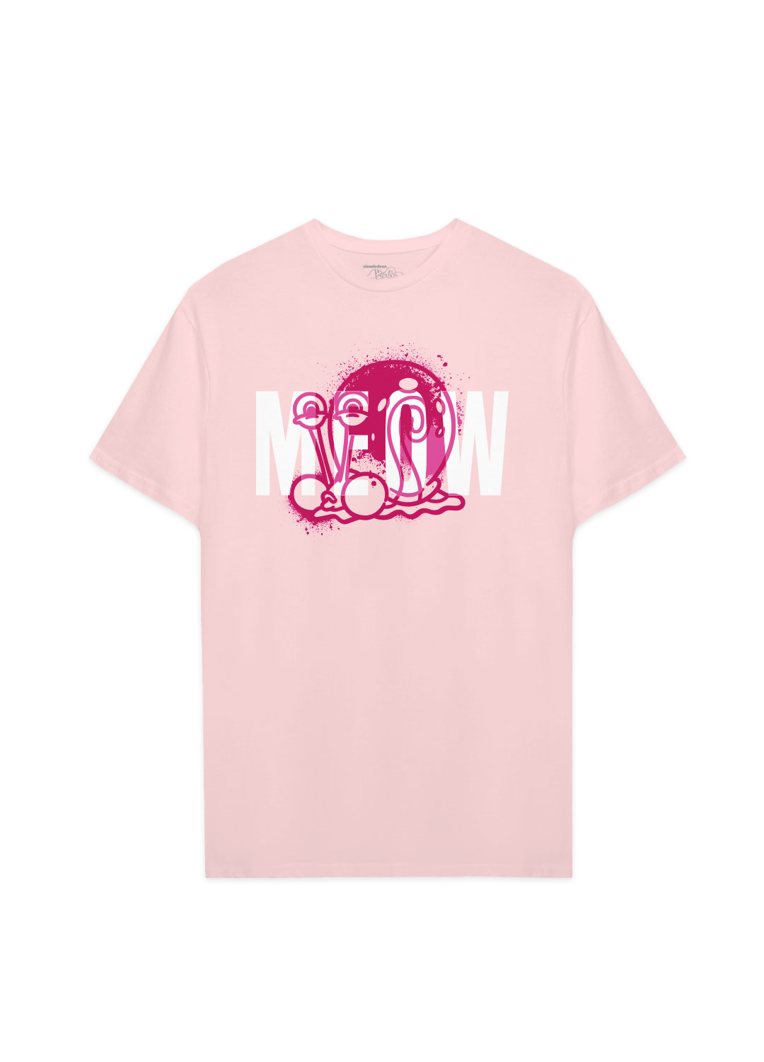 Playera Bob Esponja Hombre Mujer Rosa MEOW - Fan Army