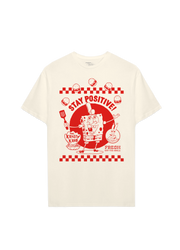 Playera Bob Esponja Hombre Mujer Arena Stay Positive - Fan Army