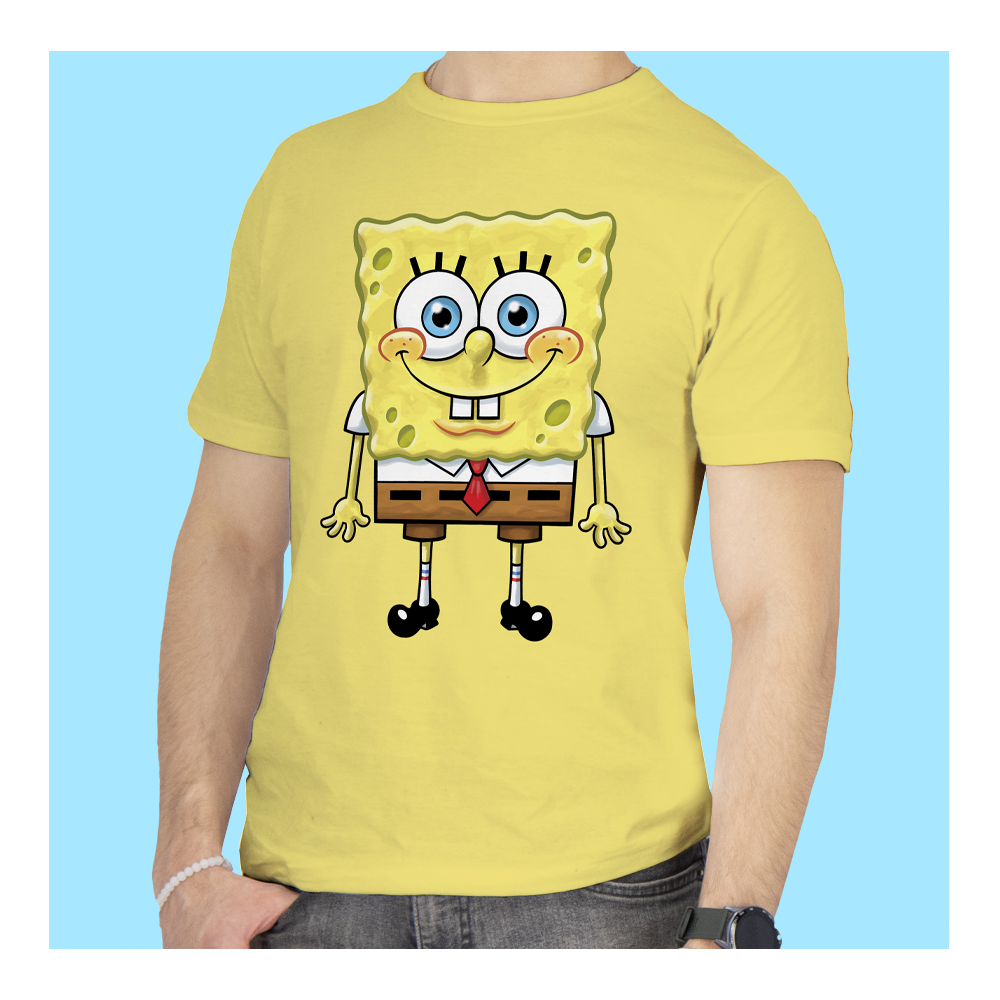 Playera Bob Esponja Hombre Mujer Amarillo BOB - Fan Army