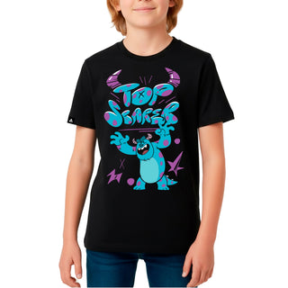 Playera Niño Pixar Core Niño Niña Negro Disney Pixar Original Sully Monsters Inc. - Fan Army