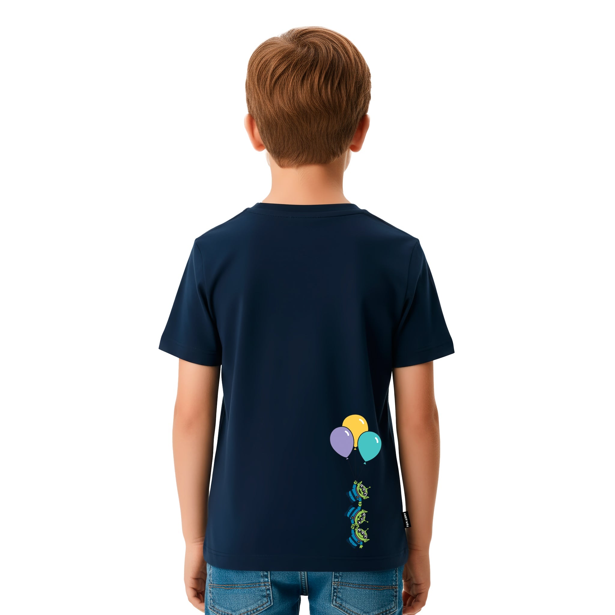 Playera Niño Pixar Core Niño Niña Azul Marino Disney Pixar Original Marcianitos Toy Story - Fan Army