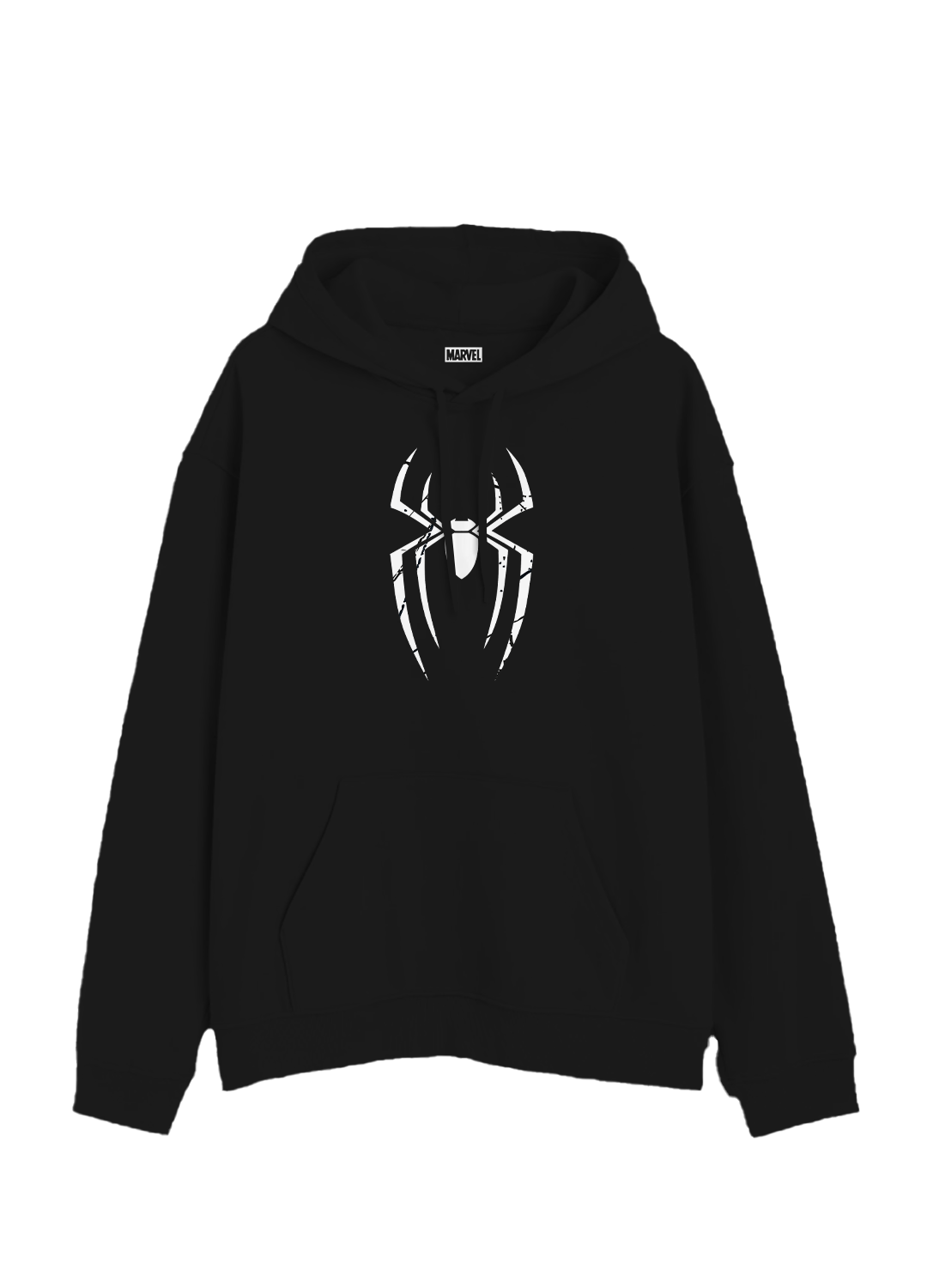 Hoodie Spider-Man Hombre Mujer Negro Disney MARVEL Original Logo - Fan Army