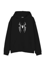 Hoodie Spider-Man Hombre Mujer Negro Disney MARVEL Original Logo - Fan Army