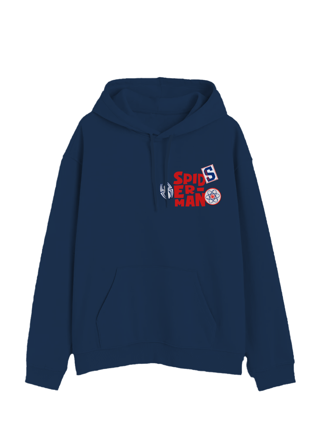 Hoodie Spider-Man Hombre Mujer Azul Marino Disney MARVEL Original 1962