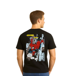 Playera Spider-Man Hombre Mujer Negro Disney Original Protector of NYC