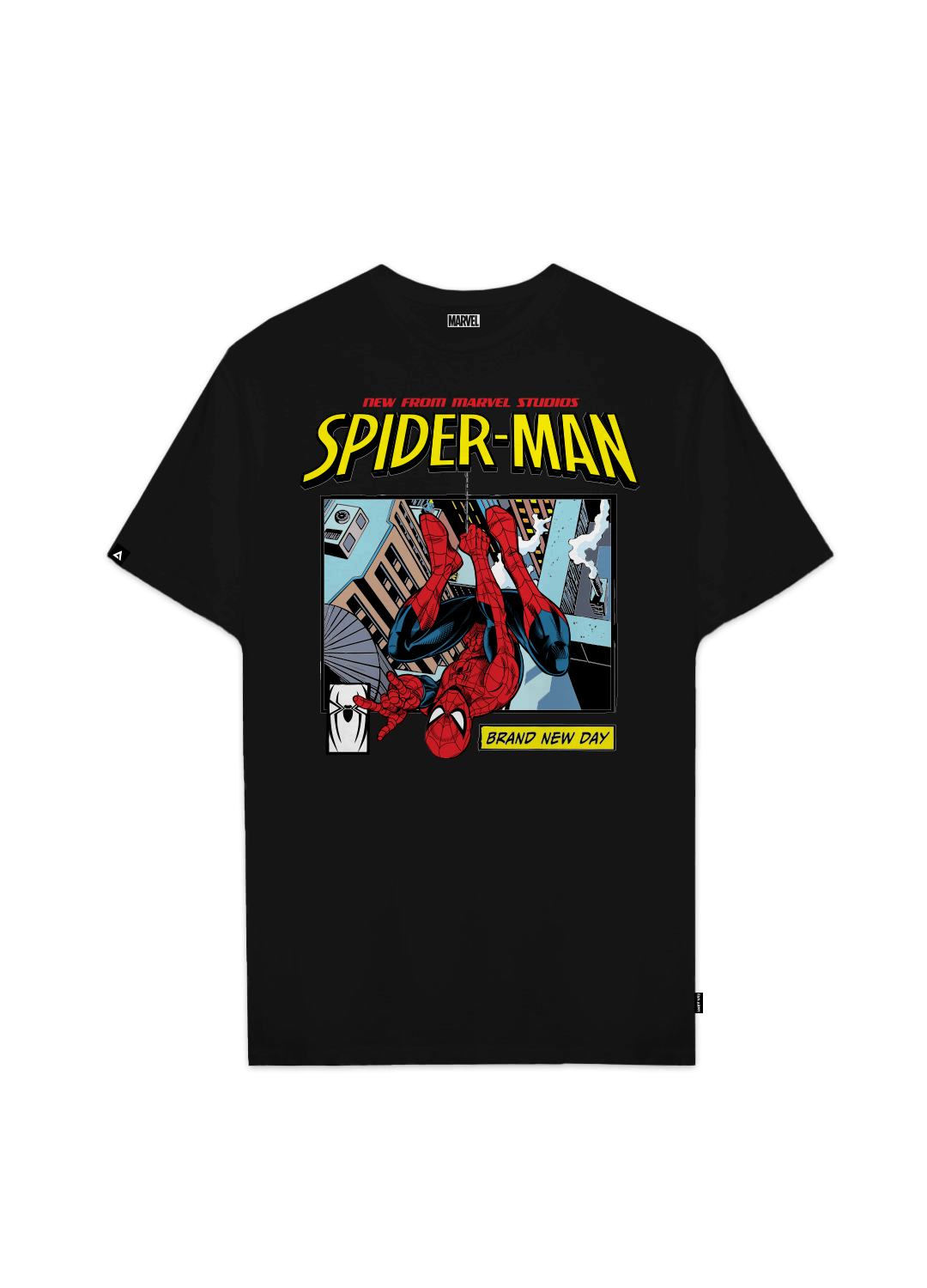 Playera Spider-Man Hombre Mujer Negro Disney MARVEL Original New From Marvel Studios - Fan Army
