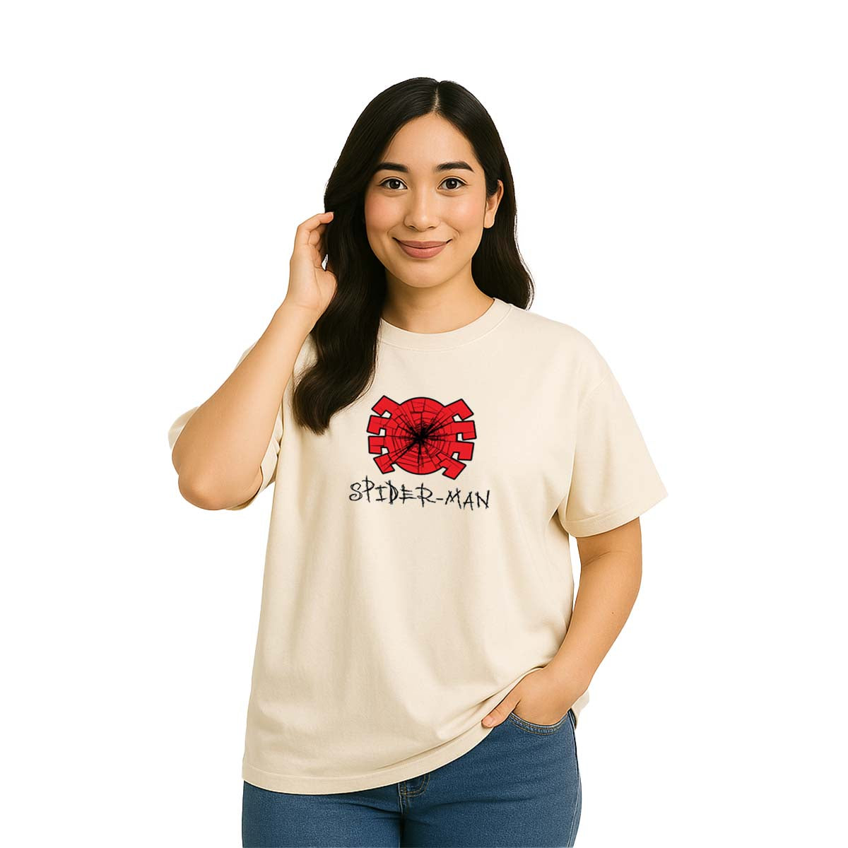 Playera Spider-Man Hombre Mujer Arena Disney Original Web Head - Fan Army