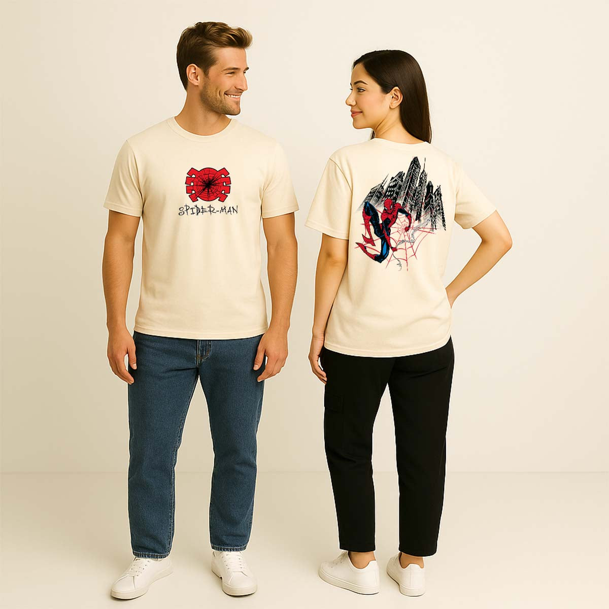 Playera Spider-Man Hombre Mujer Arena Disney Original Web Head - Fan Army