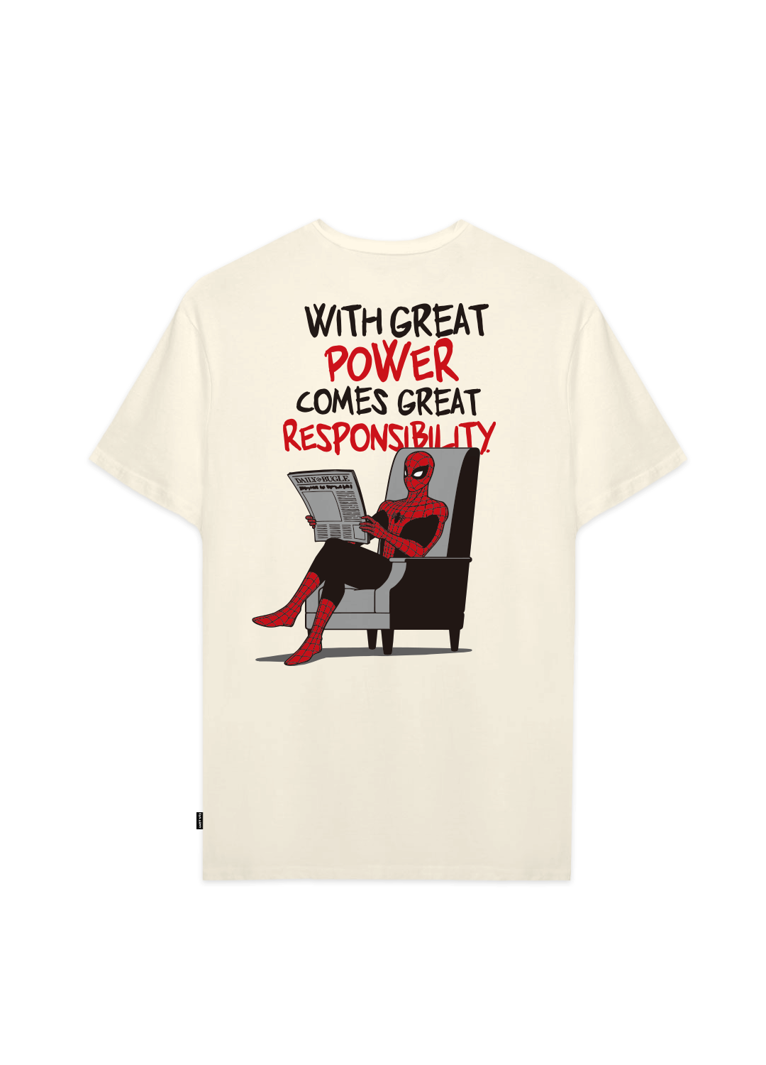 Playera Spider-Man Hombre Mujer Arena Disney MARVEL Original Great Power