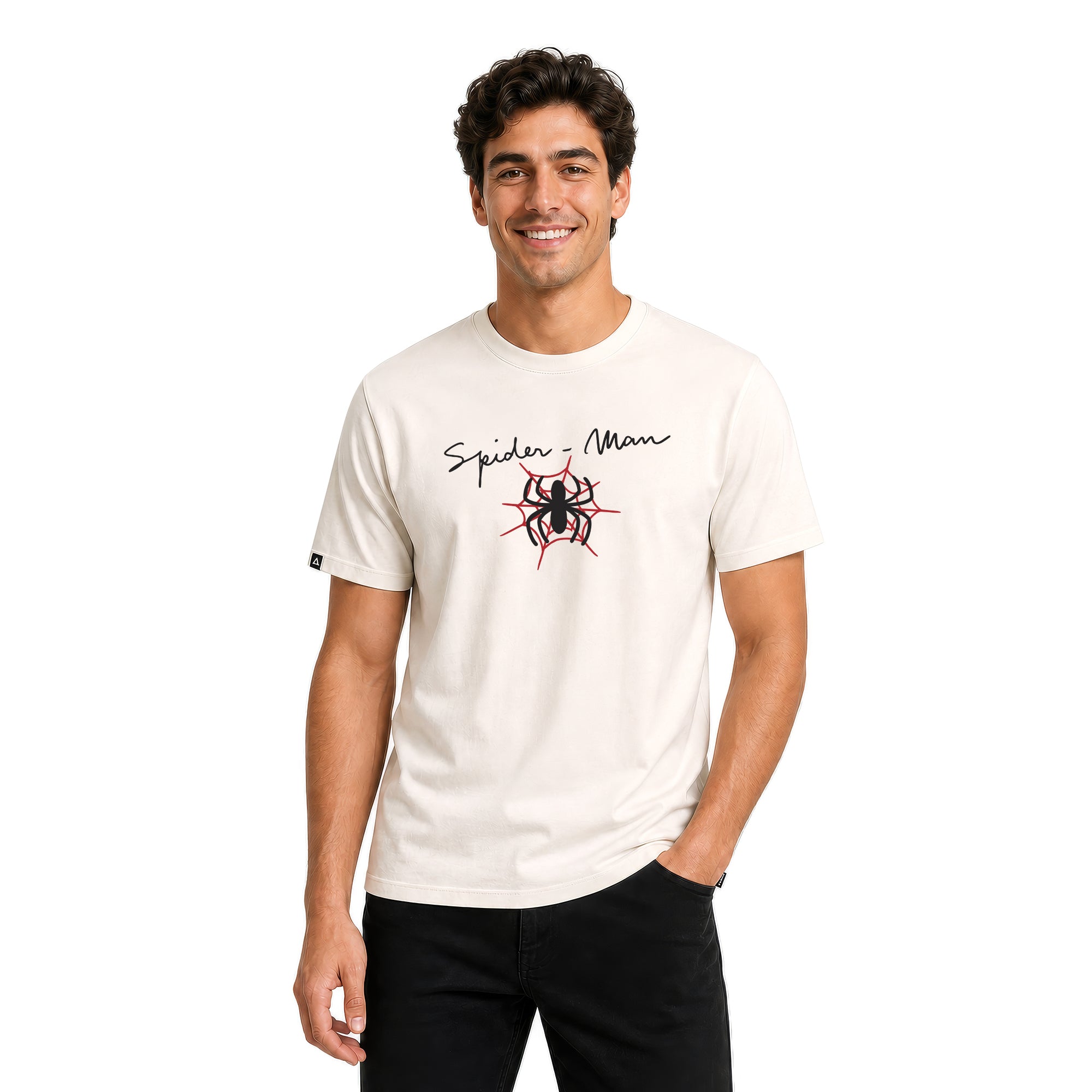 Playera Spider-Man Hombre Mujer Arena Disney MARVEL Original Great Power