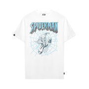 Playera Spider-Man Hombre Mujer Blanco Disney Original Sketch - Fan Army