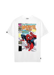 Playera Spider-Man Hombre Mujer Blanco Disney MARVEL Original Marvel Age