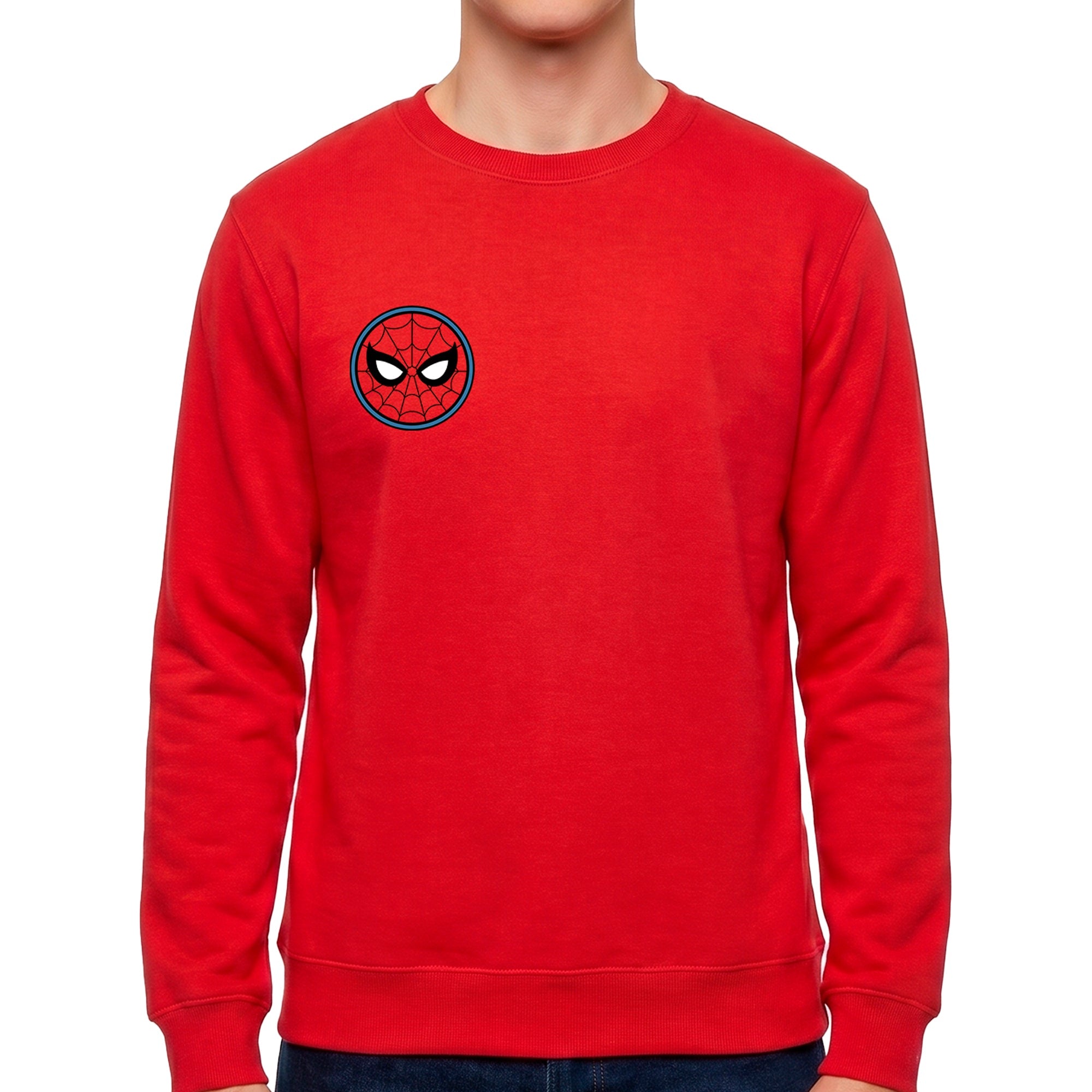 Sudadera Spider-Man Hombre Mujer Rojo Disney MARVEL Original Thwip - Fan Army